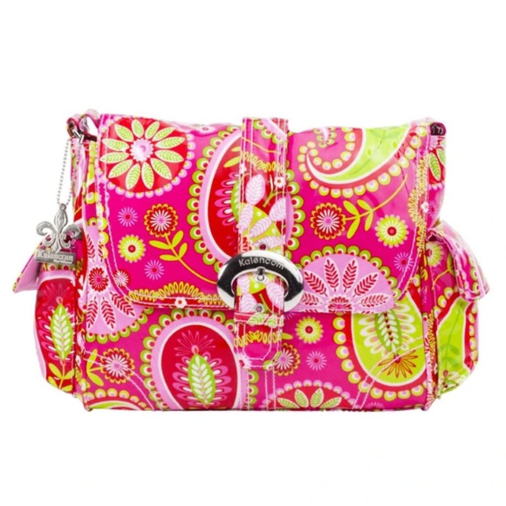 Kalencom Water Resistant Coated Diaper Bag with Magnetic Buckle  NWT